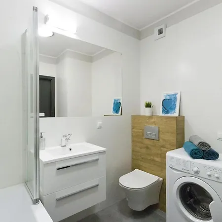 דירה New Old Town - New Building - Lift -parking Place - 6 People ורוצלב